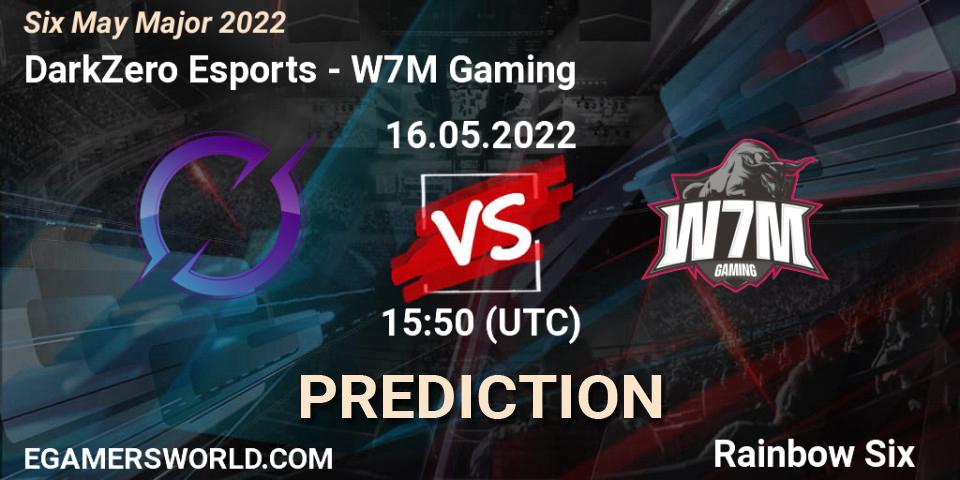 Prognoza DarkZero Esports - W7M Gaming. 16.05.2022 at 15:50, Rainbow Six, Six Charlotte Major 2022