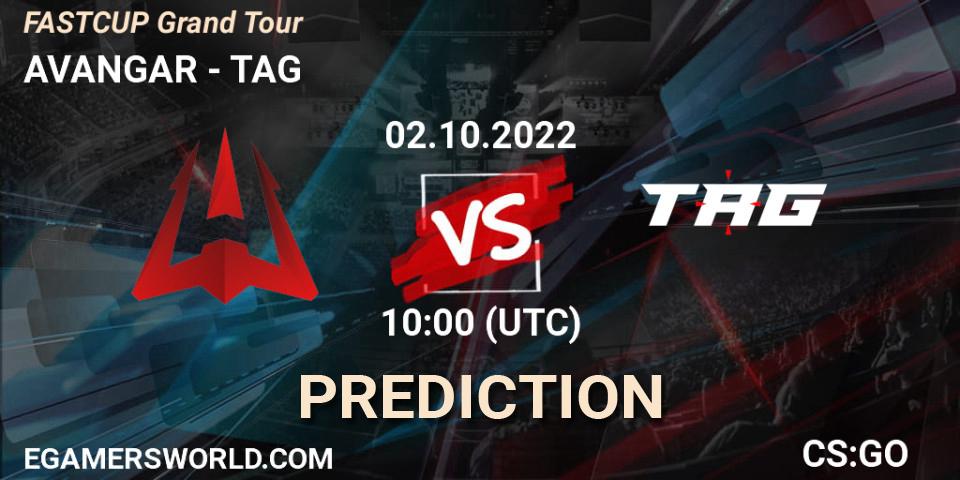 Prognoza AVANGAR - TAG. 02.10.2022 at 10:00, Counter-Strike (CS2), FASTCUP Grand Tour