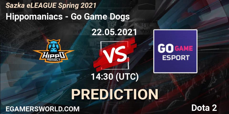 Prognoza Hippomaniacs - Go Game Dogs. 22.05.2021 at 14:30, Dota 2, Sazka eLEAGUE Spring 2021