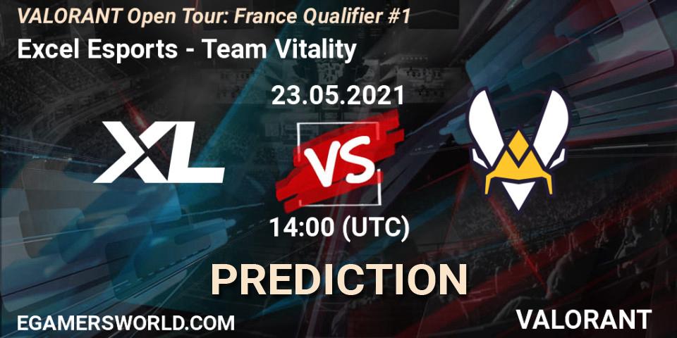 Prognoza Excel Esports - Team Vitality. 23.05.2021 at 14:00, VALORANT, VALORANT Open Tour: France Qualifier #1