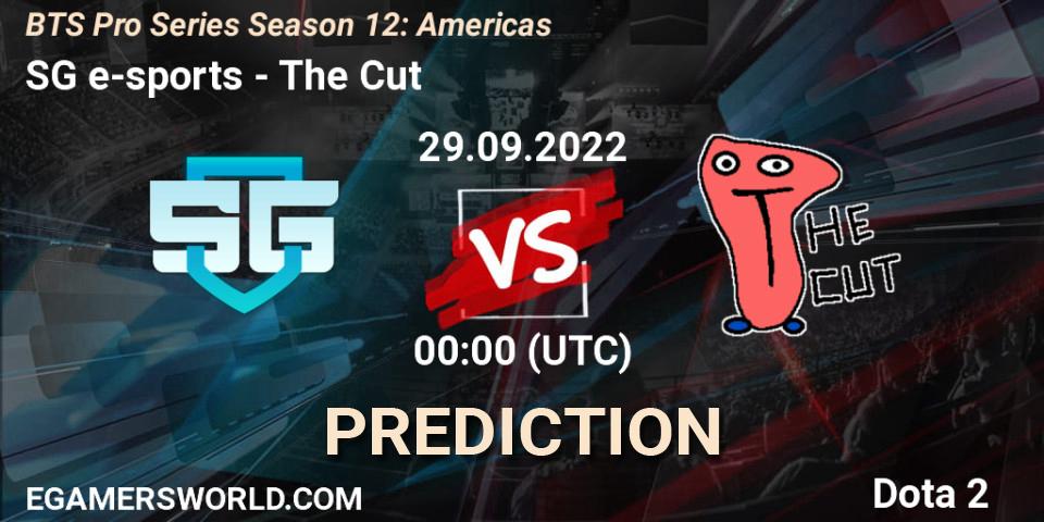 Prognoza SG e-sports - The Cut. 29.09.22, Dota 2, BTS Pro Series Season 12: Americas