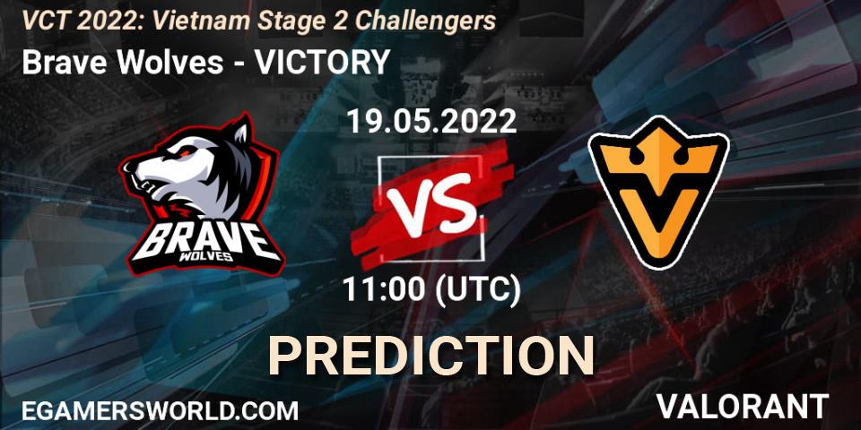 Prognoza Brave Wolves - VICTORY. 19.05.2022 at 11:00, VALORANT, VCT 2022: Vietnam Stage 2 Challengers