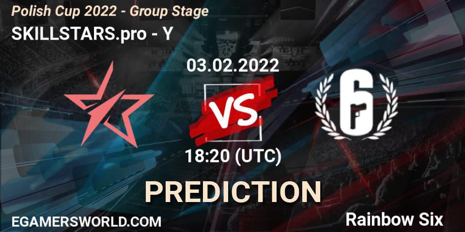 Prognoza SKILLSTARS.pro - YŚ. 03.02.2022 at 18:20, Rainbow Six, Polish Cup 2022 - Group Stage