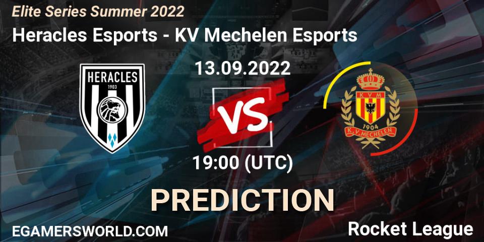 Prognoza Heracles Esports - KV Mechelen Esports. 13.09.2022 at 17:20, Rocket League, Elite Series Summer 2022