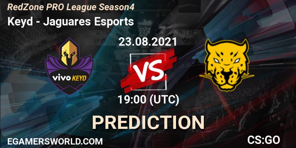 Prognoza Keyd - Jaguares Esports. 23.08.2021 at 19:00, Counter-Strike (CS2), RedZone PRO League Season 4