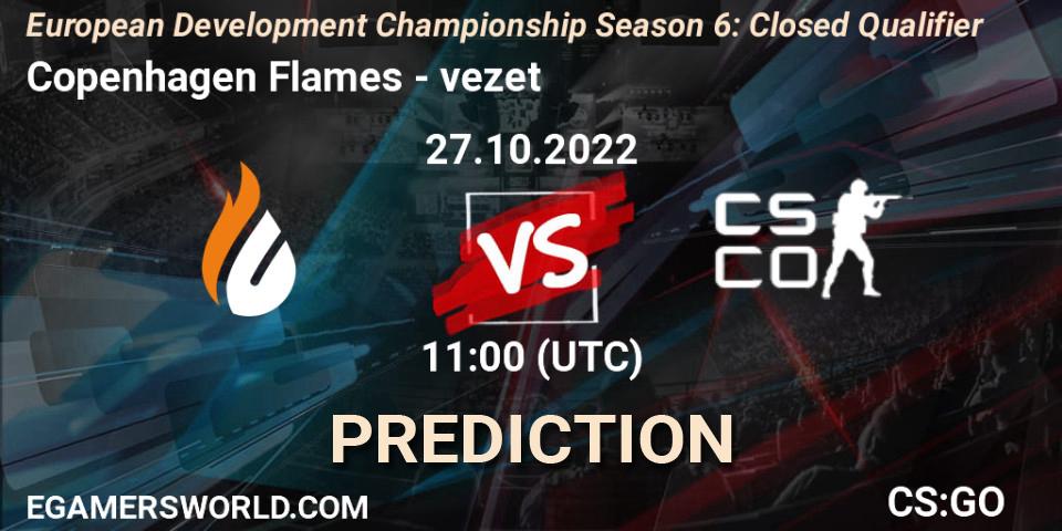 Prognoza Copenhagen Flames - vezet. 27.10.2022 at 11:00, Counter-Strike (CS2), European Development Championship Season 6: Closed Qualifier