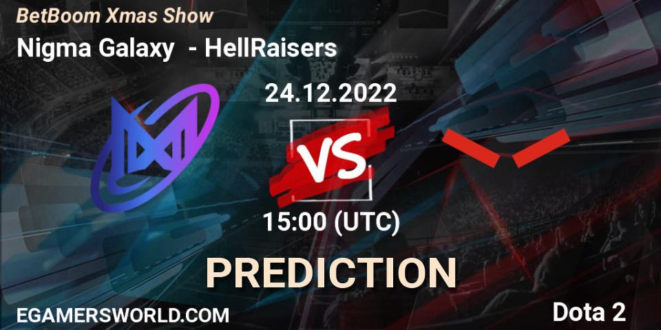 Prognoza Nigma Galaxy - HellRaisers. 27.12.2022 at 14:01, Dota 2, BetBoom Xmas Show
