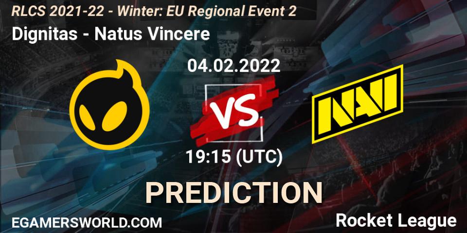Prognoza Dignitas - Natus Vincere. 04.02.2022 at 19:15, Rocket League, RLCS 2021-22 - Winter: EU Regional Event 2