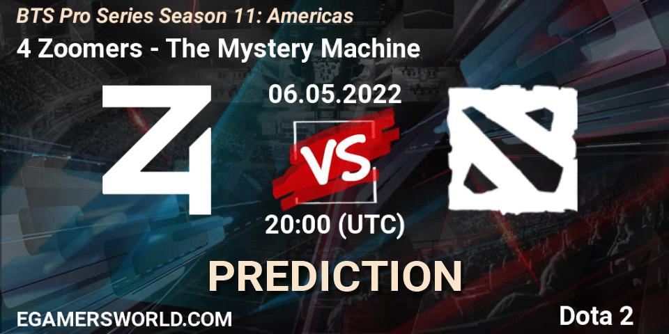 Prognoza Nouns - The Mystery Machine. 06.05.2022 at 20:00, Dota 2, BTS Pro Series Season 11: Americas