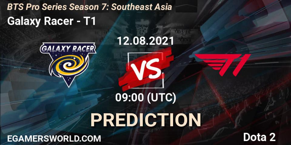 Prognoza Galaxy Racer - T1. 12.08.2021 at 09:23, Dota 2, BTS Pro Series Season 7: Southeast Asia