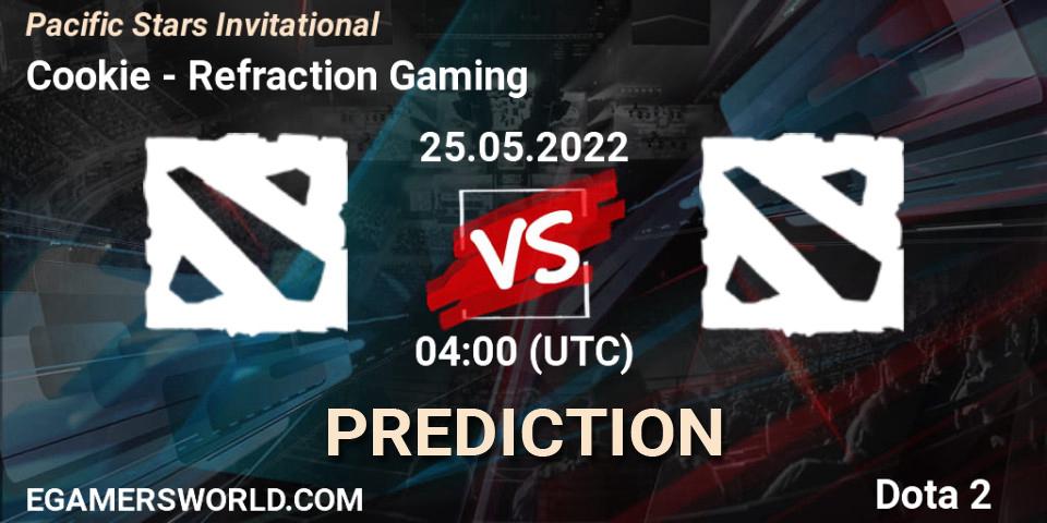 Prognoza Cookie - Refraction Gaming. 25.05.2022 at 04:09, Dota 2, Pacific Stars Invitational