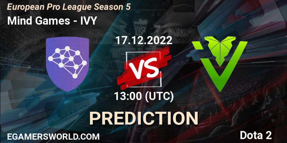 Prognoza YNT - IVY. 17.12.2022 at 13:06, Dota 2, European Pro League Season 5