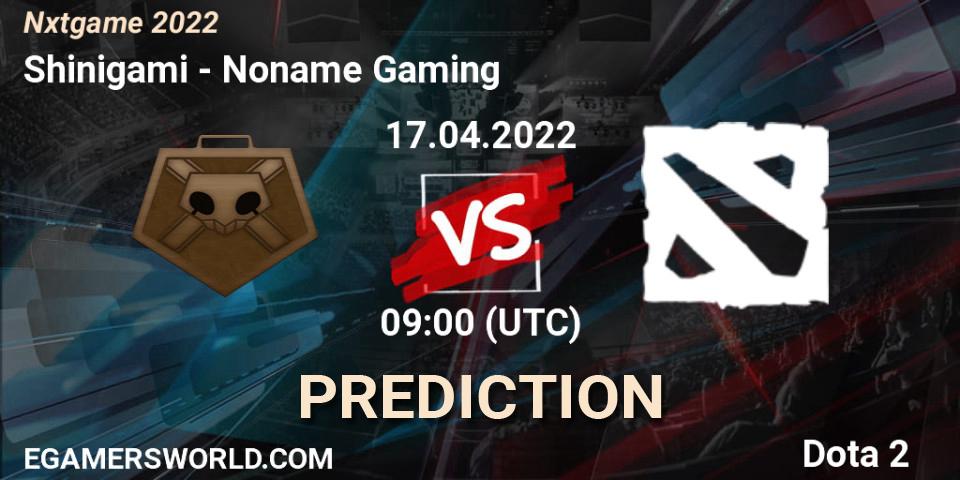 Prognoza Shinigami - Noname Gaming. 23.04.2022 at 09:01, Dota 2, Nxtgame 2022