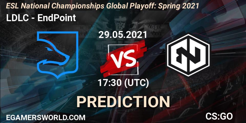 Prognoza LDLC - EndPoint. 29.05.21, CS2 (CS:GO), ESL National Championships Global Playoff: Spring 2021