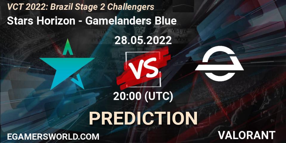 Prognoza Stars Horizon - Gamelanders Blue. 28.05.2022 at 20:15, VALORANT, VCT 2022: Brazil Stage 2 Challengers