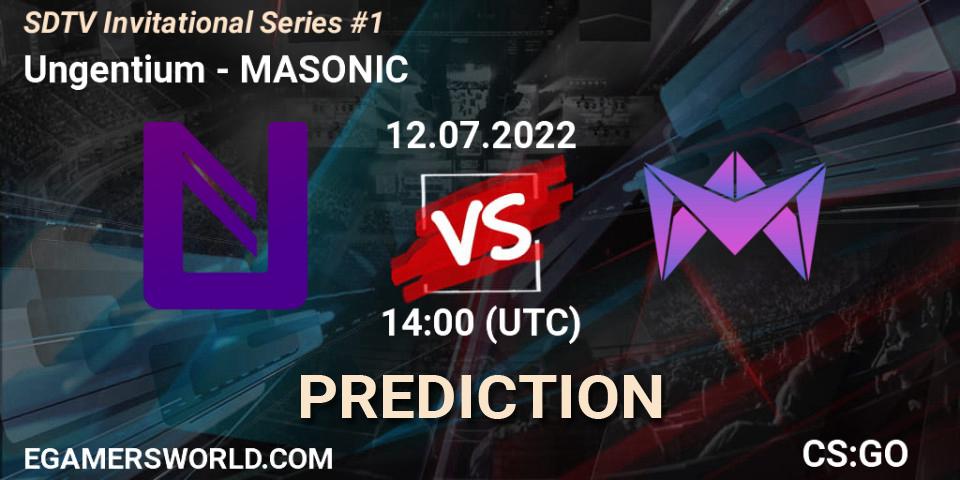 Prognoza Ungentium - MASONIC. 12.07.2022 at 14:00, Counter-Strike (CS2), SDTV Invitational Series #1