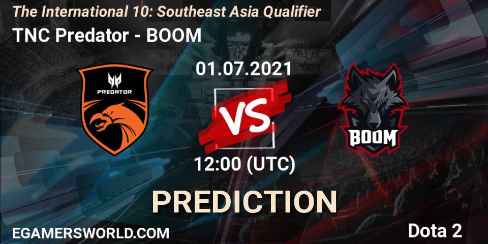Prognoza TNC Predator - BOOM. 01.07.2021 at 12:02, Dota 2, The International 10: Southeast Asia Qualifier