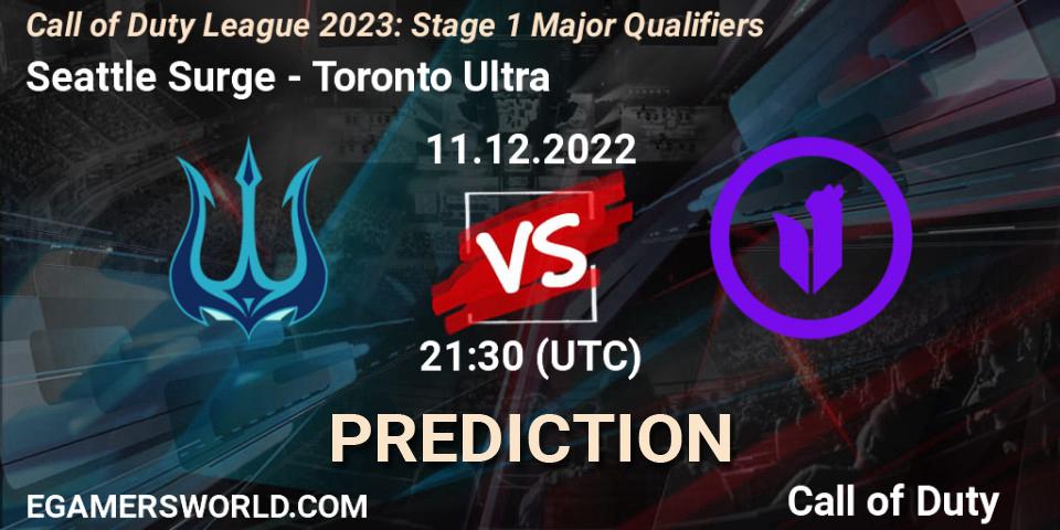 Prognoza Seattle Surge - Toronto Ultra. 11.12.2022 at 21:30, Call of Duty, Call of Duty League 2023: Stage 1 Major Qualifiers
