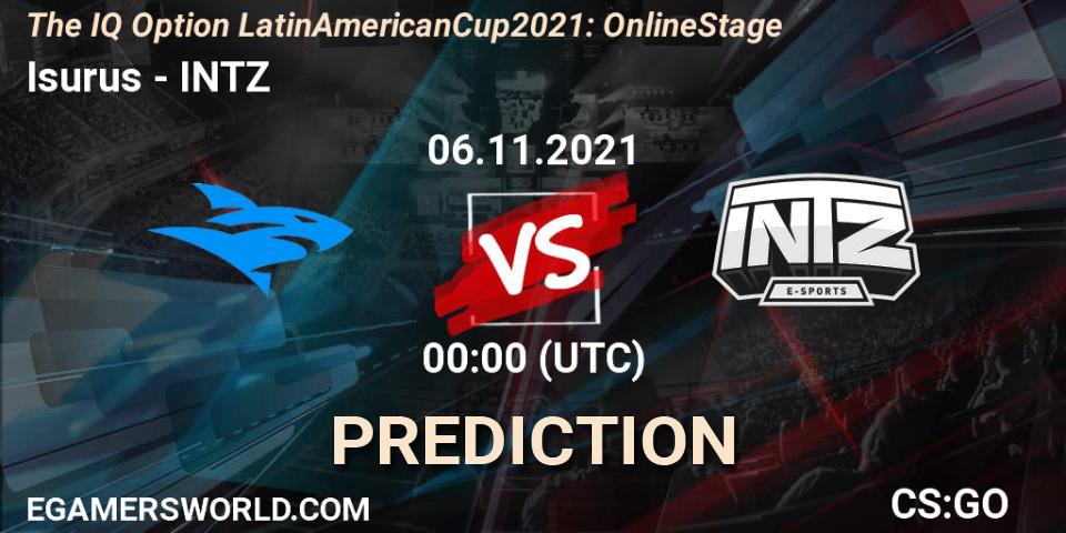 Prognoza Isurus - INTZ. 06.11.21, CS2 (CS:GO), The IQ Option Latin American Cup 2021: Online Stage
