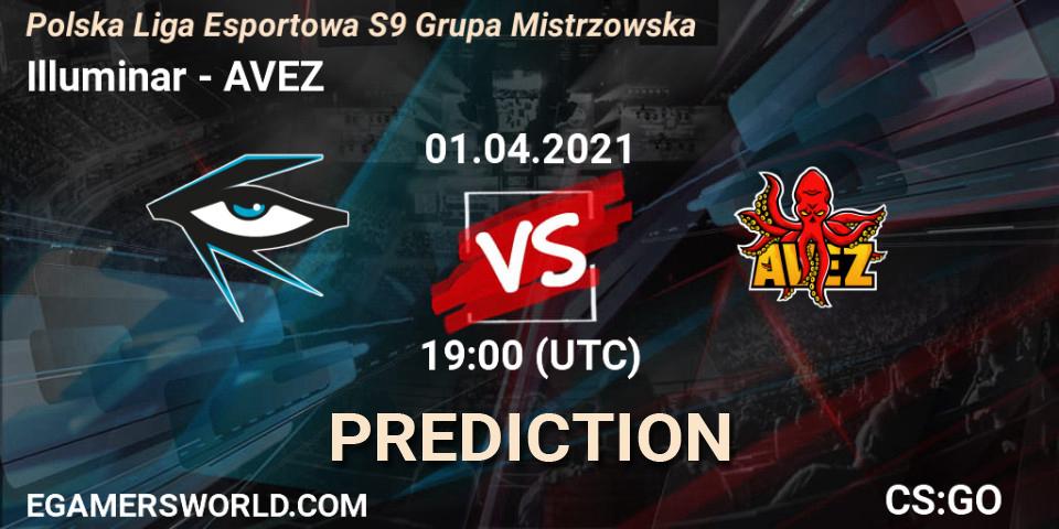 Prognoza Illuminar - AVEZ. 01.04.2021 at 19:00, Counter-Strike (CS2), Polska Liga Esportowa S9 Grupa Mistrzowska