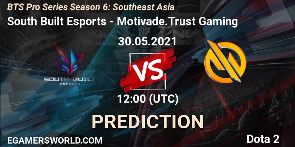 Prognoza South Built Esports - Motivade.Trust Gaming. 30.05.2021 at 12:44, Dota 2, BTS Pro Series Season 6: Southeast Asia
