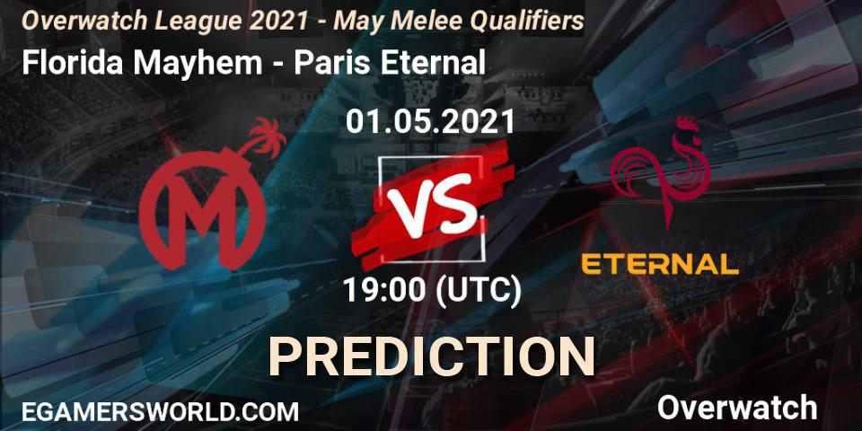Prognoza Florida Mayhem - Paris Eternal. 01.05.2021 at 19:00, Overwatch, Overwatch League 2021 - May Melee Qualifiers