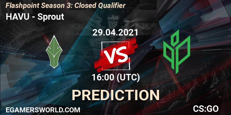Prognoza HAVU - Sprout. 29.04.2021 at 16:00, Counter-Strike (CS2), Flashpoint Season 3: Closed Qualifier
