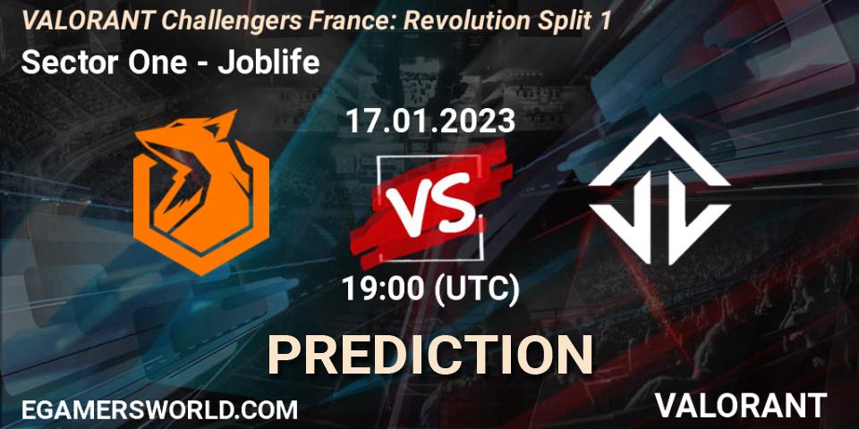 Prognoza Sector One - Joblife. 17.01.23, VALORANT, VALORANT Challengers 2023 France: Revolution Split 1