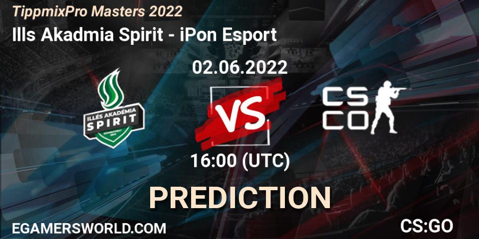 Prognoza Illés Akadémia Spirit - iPon Esport. 02.06.2022 at 16:00, Counter-Strike (CS2), TippmixPro Masters 2022