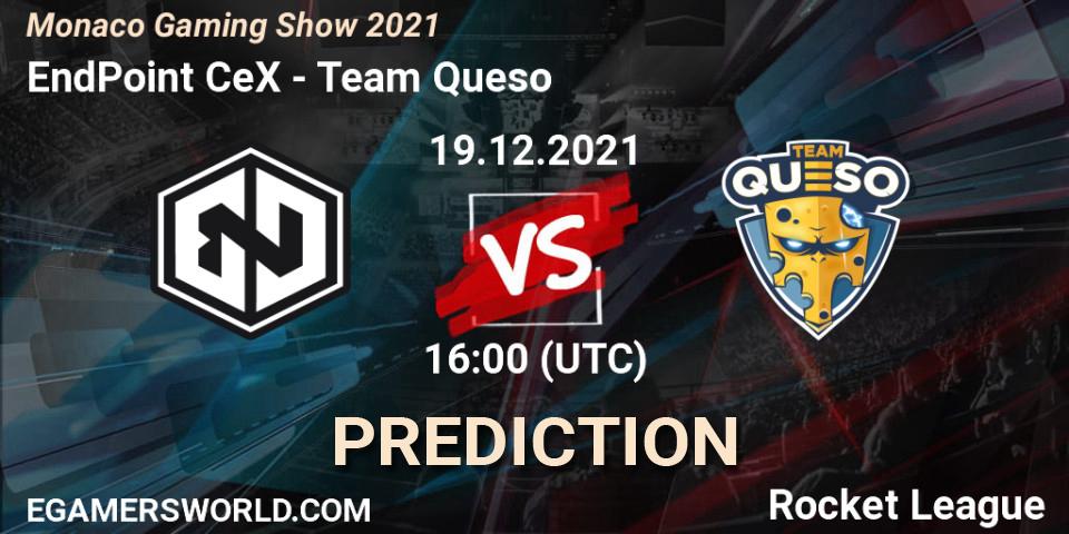 Prognoza EndPoint CeX - Team Queso. 19.12.2021 at 16:00, Rocket League, Monaco Gaming Show 2021