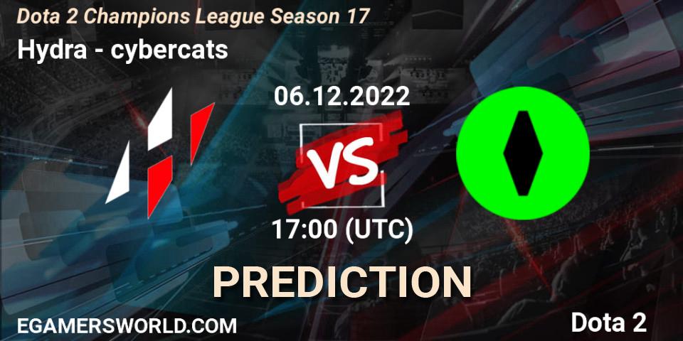 Prognoza Hydra - cybercats. 06.12.2022 at 17:40, Dota 2, Dota 2 Champions League Season 17