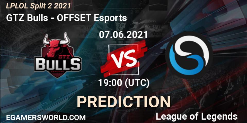 Prognoza GTZ Bulls - OFFSET Esports. 07.06.2021 at 19:00, LoL, LPLOL Split 2 2021