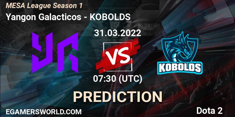 Prognoza Yangon Galacticos - KOBOLDS. 01.04.2022 at 07:50, Dota 2, MESA League Season 1