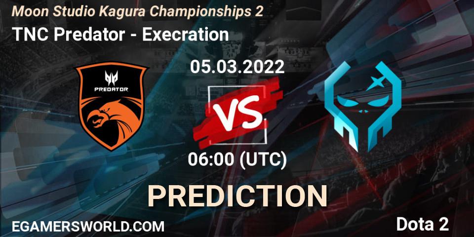 Prognoza TNC Predator - Execration. 05.03.2022 at 06:04, Dota 2, Moon Studio Kagura Championships 2