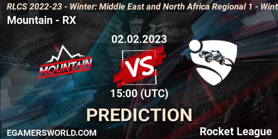 Prognoza Mountain - RX. 02.02.2023 at 15:00, Rocket League, RLCS 2022-23 - Winter: Middle East and North Africa Regional 1 - Winter Open