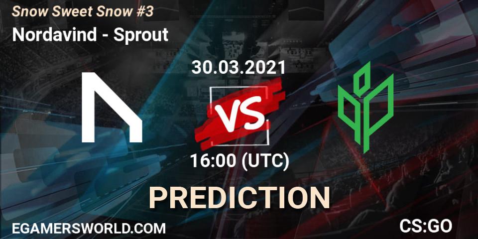 Prognoza Nordavind - Sprout. 30.03.2021 at 16:00, Counter-Strike (CS2), Snow Sweet Snow #3