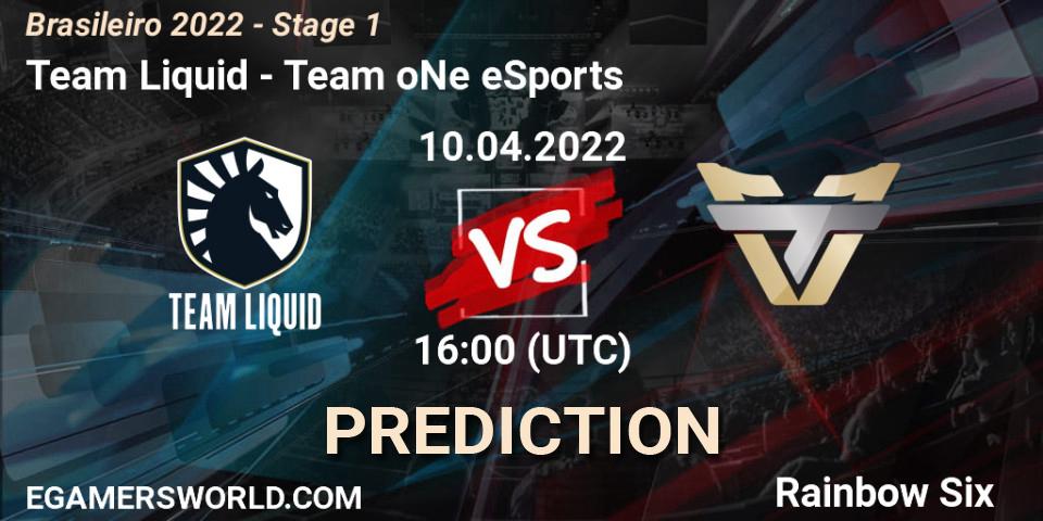 Prognoza Team Liquid - Team oNe eSports. 10.04.2022 at 16:00, Rainbow Six, Brasileirão 2022 - Stage 1