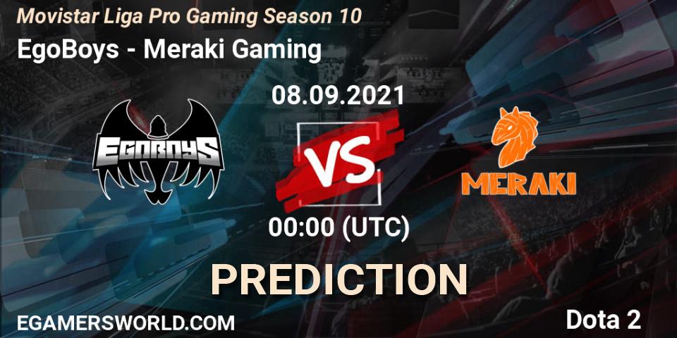 Prognoza EgoBoys - Meraki Gaming. 08.09.21, Dota 2, Movistar Liga Pro Gaming Season 10