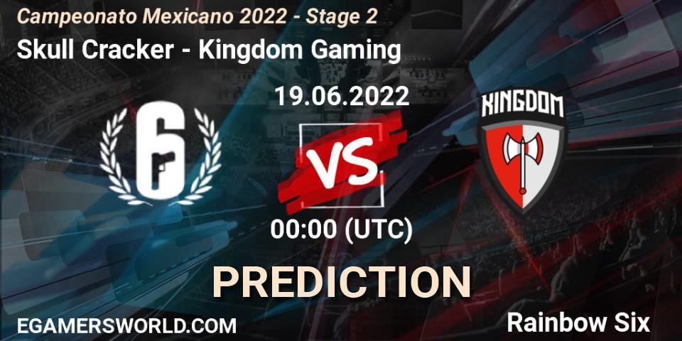 Prognoza Skull Cracker - Kingdom Gaming. 19.06.2022 at 01:00, Rainbow Six, Campeonato Mexicano 2022 - Stage 2