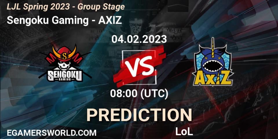 Prognoza Sengoku Gaming - AXIZ. 04.02.23, LoL, LJL Spring 2023 - Group Stage