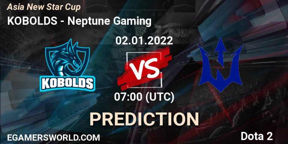 Prognoza KOBOLDS - Neptune Gaming. 02.01.2022 at 07:08, Dota 2, Asia New Star Cup