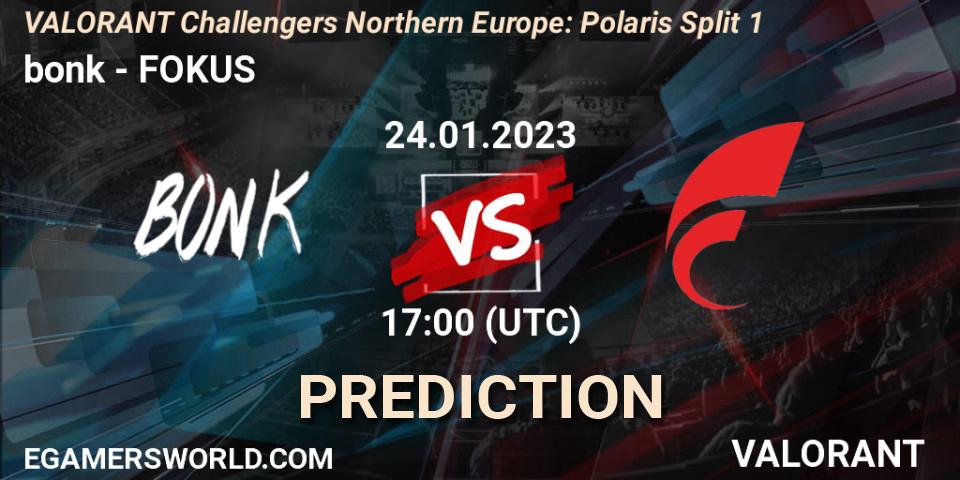 Prognoza bonk - FOKUS. 24.01.23, VALORANT, VALORANT Challengers 2023 Northern Europe: Polaris Split 1