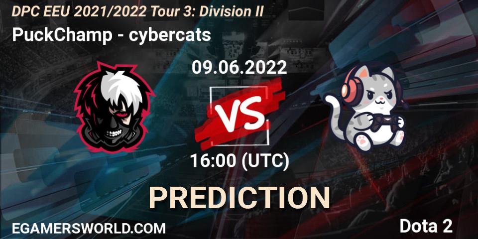 Prognoza PuckChamp - cybercats. 09.06.22, Dota 2, DPC EEU 2021/2022 Tour 3: Division II