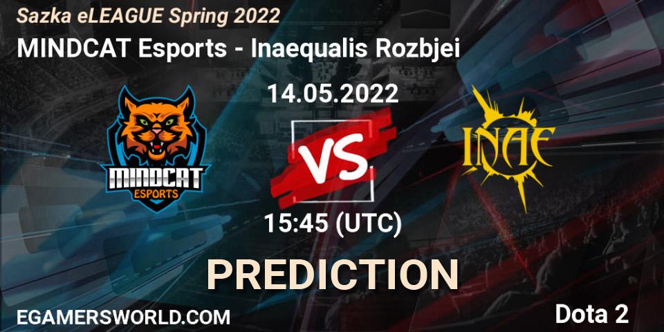 Prognoza MINDCAT Esports - Inaequalis Rozbíječi. 14.05.2022 at 15:43, Dota 2, Sazka eLEAGUE Spring 2022