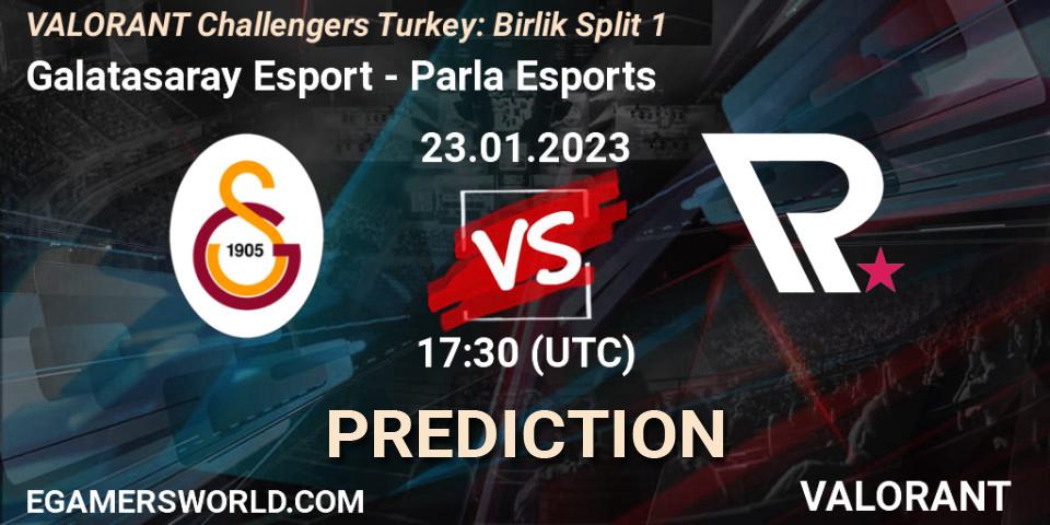 Prognoza Galatasaray Esport - Parla Esports. 23.01.23, VALORANT, VALORANT Challengers 2023 Turkey: Birlik Split 1
