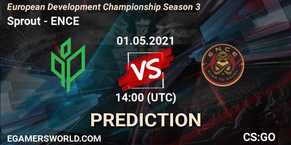 Prognoza Sprout - ENCE. 01.05.2021 at 11:50, Counter-Strike (CS2), European Development Championship Season 3