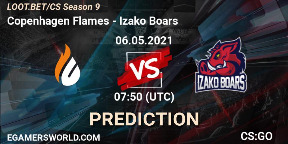 Prognoza Copenhagen Flames - Izako Boars. 06.05.2021 at 07:50, Counter-Strike (CS2), LOOT.BET/CS Season 9