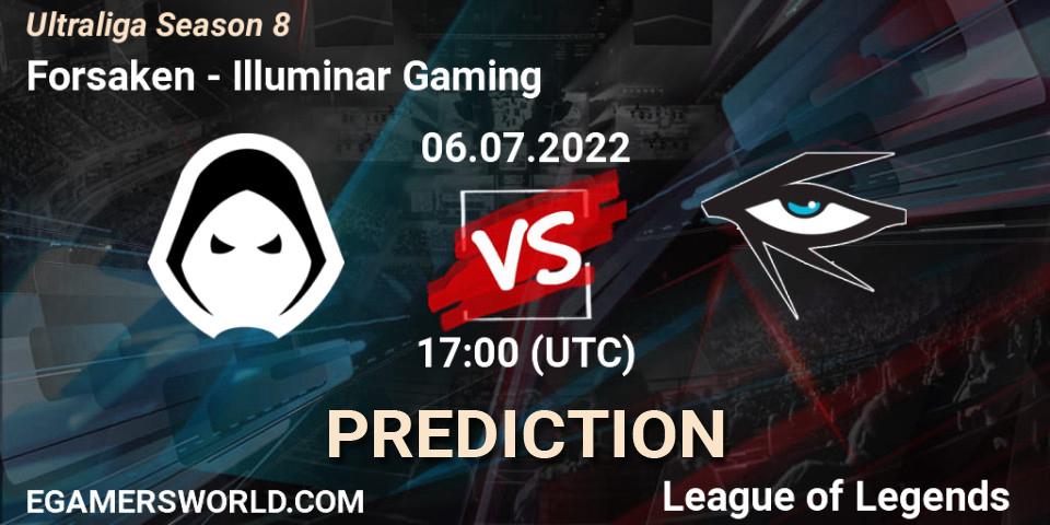 Prognoza Forsaken - Illuminar Gaming. 06.07.2022 at 17:00, LoL, Ultraliga Season 8