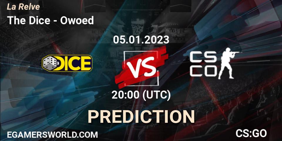 Prognoza The Dice - Owoed. 05.01.2023 at 20:00, Counter-Strike (CS2), La Relève