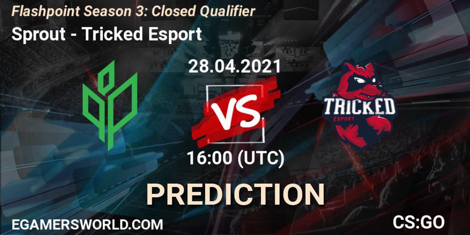 Prognoza Sprout - Tricked Esport. 28.04.2021 at 17:30, Counter-Strike (CS2), Flashpoint Season 3: Closed Qualifier